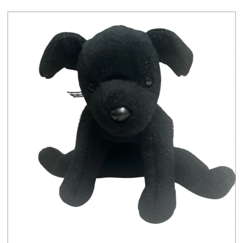 Black Plush Dog Toy